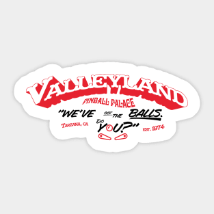 Valleyland Pinball Palace Sticker